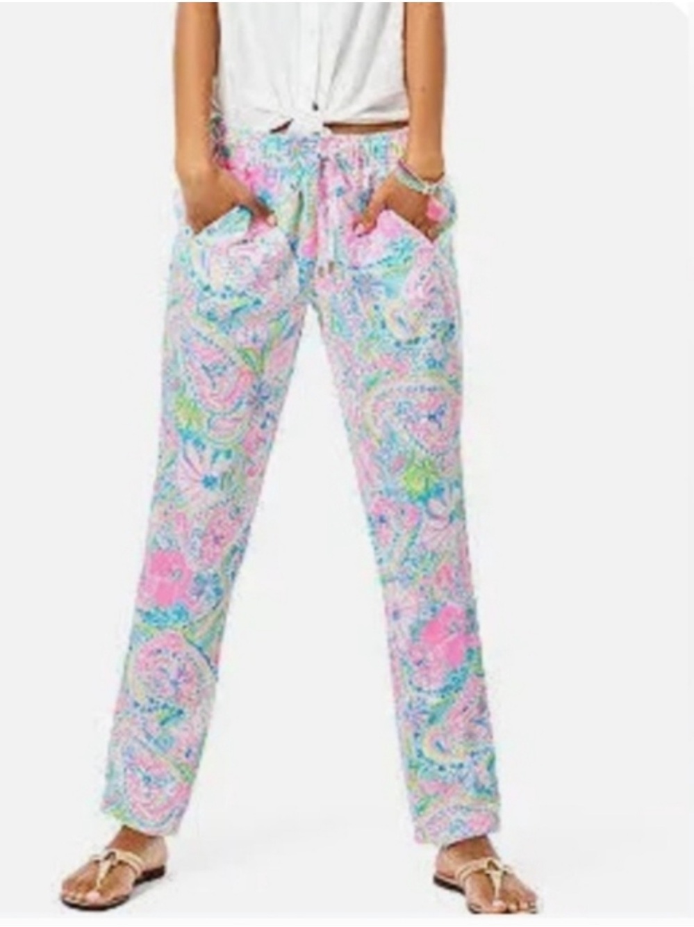 Lilly Pulitzer Taron Linen Pants
